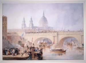 Blackfriars Bridge, London av Unbekannt
