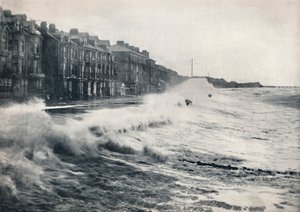 Blackpool - A Rough Day, 1895 av Unbekannt