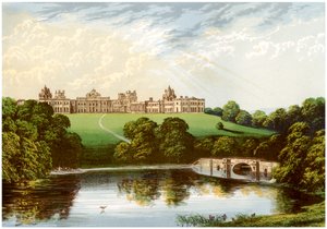 Blenheim Palace, Oxfordshire, hjemmet til hertugen av Marlborough, c1880 av Unbekannt
