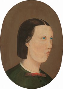 Blå øyne, ca. 1850. av Unbekannt