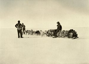 Bluff Depot Party on the Barrier, c1908, 1909. av Unbekannt