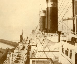 Boat Deck of the Leviathan., c1930. av Unbekannt