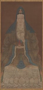 Bodhisattva Avalokiteshvara Guanyin med vase og pilekvist, Ming-dynastiet, 1368-1644. av Unbekannt