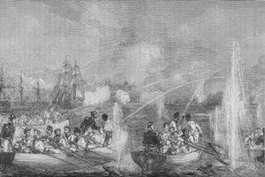 Bombardement av Odessa, c1880 av Unbekannt