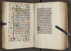 Timebok, ca. 1450 (blekk på vellum) av Unbekannt