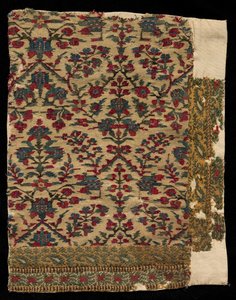 Border Fragment of a Shawl, sent 1700-tall - tidlig 1800-tall. av Unbekannt