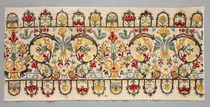 Kantstriper av et skjørt, 1600-1700-tallet. av Unbekannt