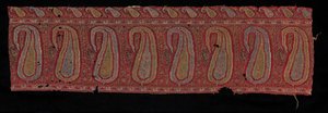 Border of a Shawl, 1800-tallet. av Unbekannt