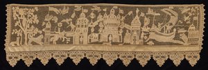 Grens til kampscene, 1700-tallet. av Unbekannt