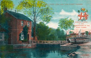 Boulters Lock og Themsen, c1910 av Unbekannt