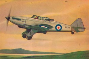 Boulton Paul Defiant Fighter Monoplane, c1944. av Unbekannt