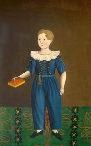 Gutt i blått, ca. 18201830. av Unbekannt