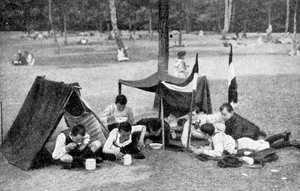Guttecamping, Berlin, Tyskland, 1922 av Unbekannt