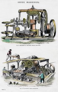 Mursteinsmaskiner, 1800-tallet av Unbekannt