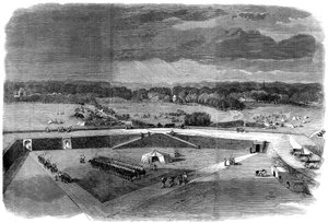 Brigadegeneral Havelock forlater festningen Allahabad for å gjenerobre Cawnpore, 1857 av Unbekannt