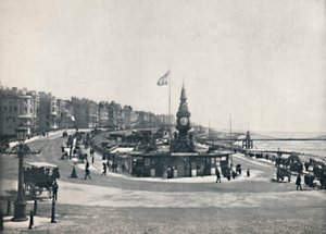 Brighton - Inngang til akvariet, viser kjedebryggen, 1895 av Unbekannt