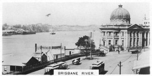 Brisbane River, Queensland, Australia, 1928 av Unbekannt