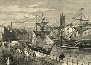 Bristol, fra St. Augustines Quay, 1898. av Unbekannt