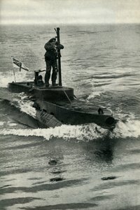 Britisk X-Craft dverg-ubåt, andre verdenskrig, 1945. av Unbekannt