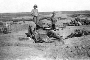 British Army C Company Cooking, Mesopotamia, WWI, 1918 av Unbekannt
