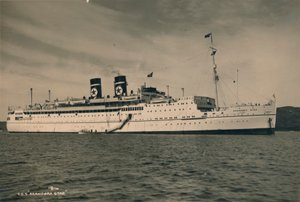 Britisk passasjerskip SS Arandora Star fra Blue Star Line, 1936 av Unbekannt