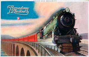 Broadway Limited, Pennsylvania Railroad, 1927 av Unbekannt