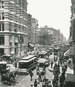 Broadway, New York, USA, 1895. av Unbekannt
