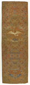 Brokadepanel, Qing-dynastiet, 1700-tallet. av Unbekannt