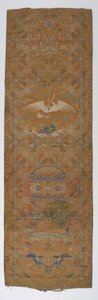 Brokadepanel, Qing-dynastiet, 1700-tallet. av Unbekannt