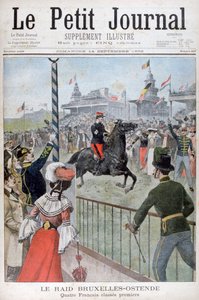 Hesteløp fra Brussel til Oostende, 1902 av Unbekannt