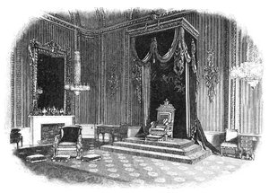 Buckingham Palace: The Throne-Room, 1886 av Unbekannt