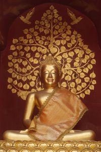 Buddha-statue i Wat Phan On, Chiang Mai. Thailand av Unbekannt