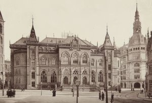 Børsbygg i Bremen. Rundt 1900 av Unbekannt