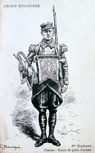 Bugler, 4. regiment av den franske fremmedlegionen, 1900-tallet av Unbekannt