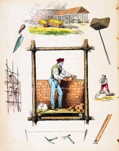 Byggehandel, c1845 av Unbekannt