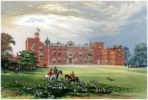 Burton Constable, Yorkshire, hjemmet til Baronet Constable, c1880 av Unbekannt