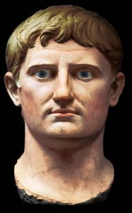 Byste av den romerske keiseren Augustus, 1. århundre f.Kr av Unbekannt