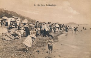 Ved havet, Folkestone, slutten av 1800-begynnelsen av 1900-tallet av Unbekannt