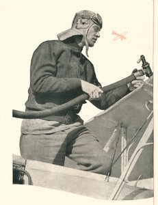 C.W.A. Scott snakker med London: If You Are A Fly-By-Night, Take Off With Booths, c1935 1935. av Unbekannt