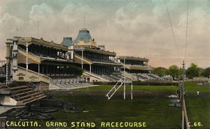 Calcutta. Grand Stand veddeløpsbane, ca 1930-tallet. av Unbekannt