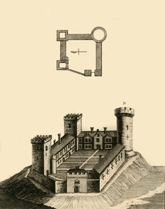Cambridge Castle, c1783. av Unbekannt