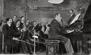 Camille Saint-Saens , fransk komponist, musiker og dirigent, 1910 av Unbekannt