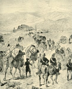 General Roberts leir ved Thal ved Kuram-elven, 1901. av Unbekannt