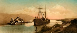 Suez-kanalen - Tussun-kurve, c1918-c1939. av Unbekannt