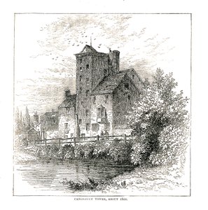 Canonbury Tower rundt 1800, 1878 av Unbekannt