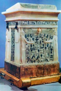 Canopisk kiste fra Tutankhamons grav, 1300-tallet f.Kr av Unbekannt