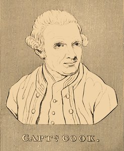 Kaptein Cook, 1728-1779, 1830. av Unbekannt