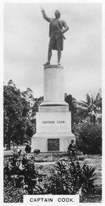 Captain Cooks-statue, Australia, 1928 av Unbekannt