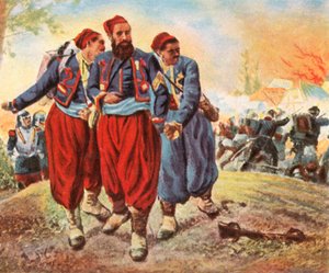 Fange tyrkere i Woerth, 6. august 1870, 1936. av Unbekannt