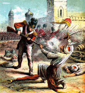 Fangst av Seringapatam, 1799 c1850-årene av Unbekannt